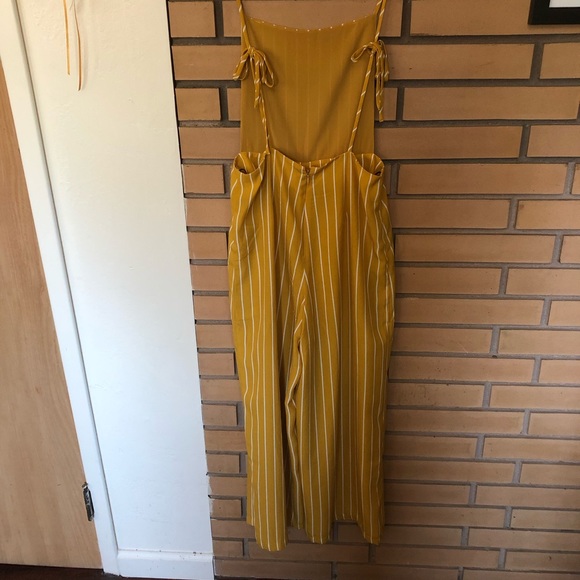 Yellow Striped Romper - Picture 2 of 3